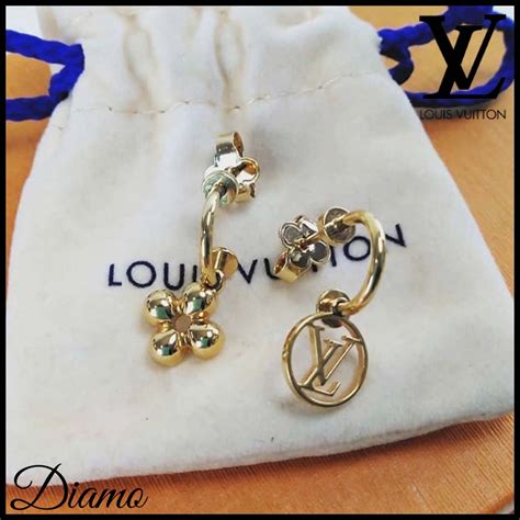 louis vuitton earrings dangle|Louis Vuitton earrings blooming.